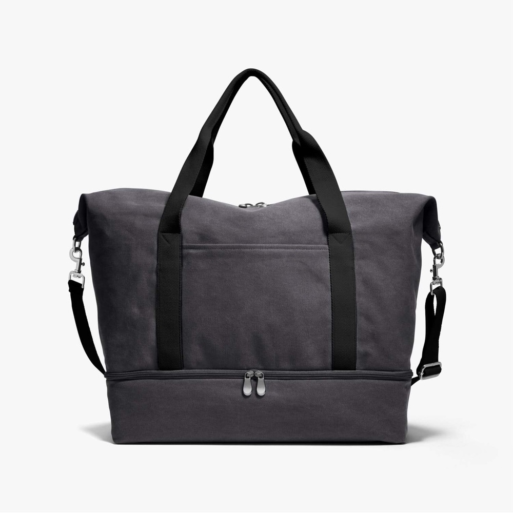 Lo & Sons Catalina Deluxe Small Weekender Bag; Midnight Ash; Carry On Duffel Bag